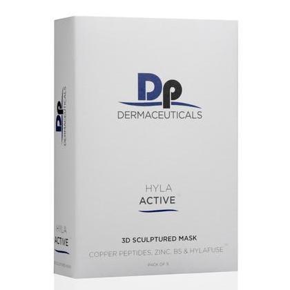DP DERMACEUTICALS HYLA ACTIVE 3D SCULPTURED MASKS X 5