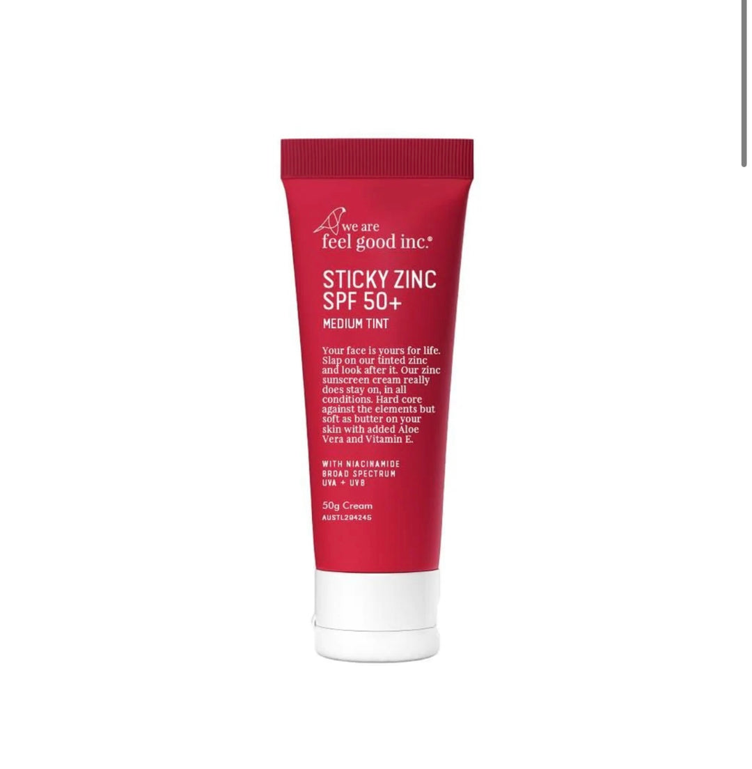 We are feel good TINTED SPF 75ml STICKY ZINC