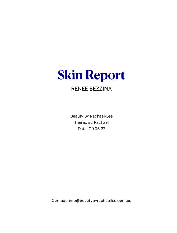 Online Skin Consultation + Skin Report  (With Rachael)